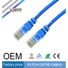 SIPU wholesale 7*0.12 CCA 1m 4 pairs utp cat5e cable brand best price patch cord